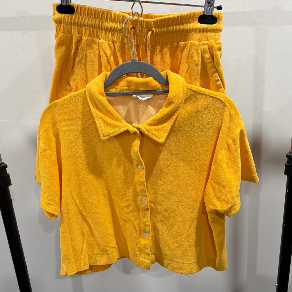 Lou & Grey Sunny Yellow Terry Cloth Set